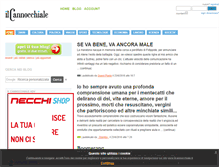Tablet Screenshot of ilcannocchiale.it